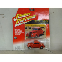 FORD COUPE 1937 RED CLASSIC GOLD 1:64 JOHNNY LIGHTNING
