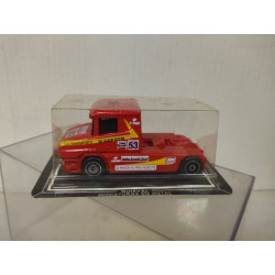 SCANIA 124 400 RACING TRUCK n53 RED apx 1:64 GUISVAL BOX