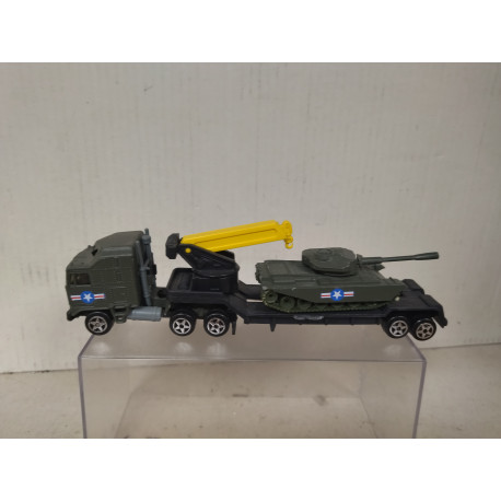 KENWORTH K100 TRUCK/CAMION TRANSPORTE MILITAR + TANQUE apx 1:64 GUISVAL