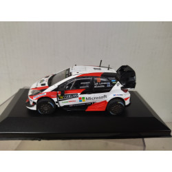 TOYOTA YARIS WRC 2017 RALLY SWEDEN LATVALA 1:43 ALTAYA IXO BOX NO ORIGINAL