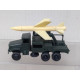 GMC CAMION MILITAR LANZA COHETES (2) 1:87 H0 EKO SUCIO/DIRTY
