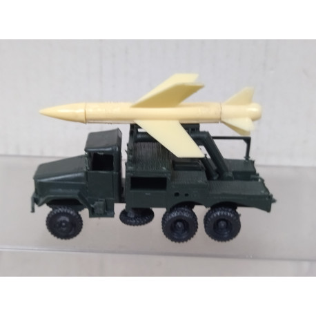 GMC CAMION MILITAR LANZA COHETES (2) 1:87 H0 EKO SUCIO/DIRTY