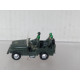 JEEP WILLYS + 4 FIGURAS MILITARY 1:87 H0 EKO SUCIO/DIRTY