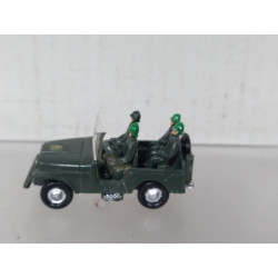 JEEP WILLYS + 4 FIGURAS MILITARY 1:87 H0 EKO SUCIO/DIRTY