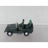 JEEP WILLYS + 4 FIGURAS MILITARY 1:87 H0 EKO SUCIO/DIRTY