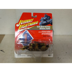 M1 A1 ABRAMS TANK LIGHTNING BRIGADE RED CARD 1:64 JOHNNY LIGHTNING