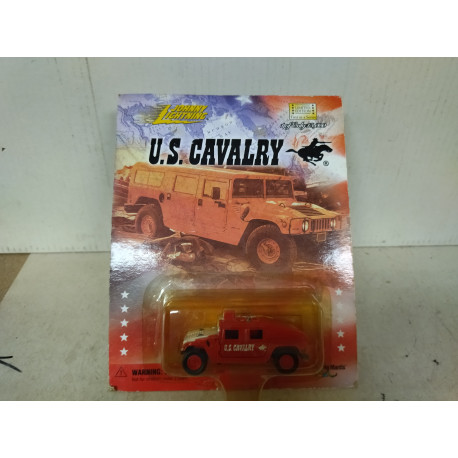 HUMMER US CAVALRY RED 1:64 JOHNNY LIGHTNING