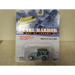 JEEP WILLYS US NAVY PEARL HARBOUR WW 2 1:64 JOHNNY LIGHTNING