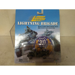 JEEP WILLYS US ARMY AIRBONE LIGHTNING BRIGADE 1:64 JOHNNY LIGHTNING