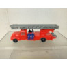 MAGIRUS-DEUTZ MERKUR + FIGURAS CAMION BOMBEROS ESCALERA (2) 1:87 H0 EKO NO BOX