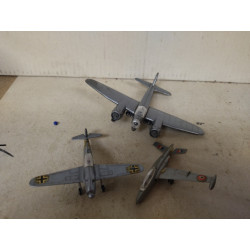 LOTE DE AVIONES PLASTICO ROTOS 1:87 H0 EKO NO BOX