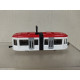TRANVIA/STRASSENBAHN WHITE/RED 1:87/apx 1:64 SIKU 1011