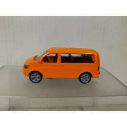 VOLKSWAGEN T5 TRANSPORTER MULTIVAN ORANGE 1:55/apx 1:64 SIKU 1070