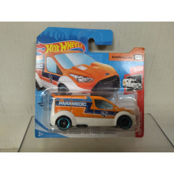 FORD TRANSIT CONNECT PARAMEDIC 8/10 RESCUE 1: 64 HOT WHEELS