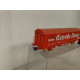 VAGON CERRADO ESTRELLA DAMM 1:87 H0 ELECTROTREN 1753K SUCIO/DIRTY