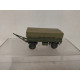 1 X REMOLQUE CAMION MILITAR 1:87 H0 REPINTADO SUCIO/DIRTY