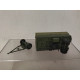 1 X REMOLQUE CAMION MILITAR 1:87 H0 REPINTADO SUCIO/DIRTY