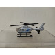HELICOPTERO/HELICOPTER POLIZEI SILVER/BLUE 1:160/apx 1:64 SIKU 807
