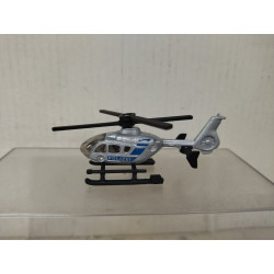 HELICOPTERO/HELICOPTER POLIZEI SILVER/BLUE 1:160/apx 1:64 SIKU 807