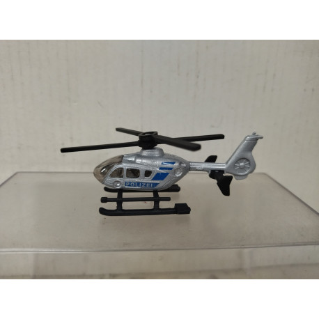 HELICOPTERO/HELICOPTER POLIZEI SILVER/BLUE 1:160/apx 1:64 SIKU 807