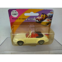 PORSCHE 911 TURBO CABRIO WHITE 1:55/apx 1:64 SIKU 1067