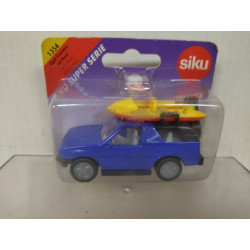OPEL FRONTERA SPORT BLUE + BOOT 1:55/apx 1:64 SIKU 1354