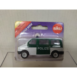 VOLKSWAGEN T4 TRANSPORTER POLIZEI GREEN /apx 1:64 SIKU 820/824/825
