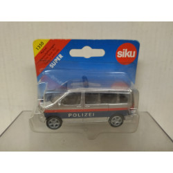 VOLKSWAGEN T5 TRANSPORTER POLIZEI /apx 1:64 SIKU 1350