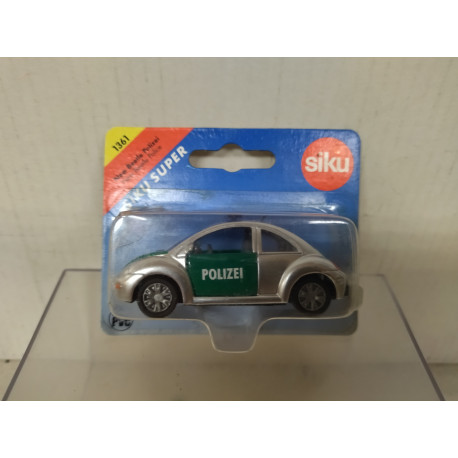 VOLKSWAGEN NEW BEETLE POLIZEI 1:55/apx 1:64 SIKU 1361