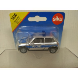 MINI COOPER POLIZEI BLUE/SILVER 1:55/ apx 1:64 SIKU 1330