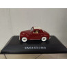 SIMCA SIX 1948 DARK RED MICROCARS 1:43 ALTAYA IXO