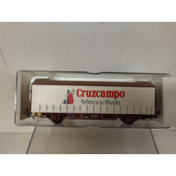 VAGON CERRADO CRUZCAMPO 1:87 H0 ELECTROTREN 1415K SUCIO/DIRTY