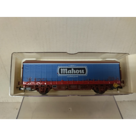 VAGON CERRADO MAHOU 1:87 H0 ELECTROTREN 1413K SUCIO/DIRTY