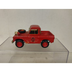 LAND ROVER 88 PICKUP BOMBEROS BCN 1:43 ALTAYA IXO DESGUACE/NO BOX SUCIO/REPINTADO