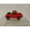 LAND ROVER 88 PICKUP BOMBEROS BCN 1:43 ALTAYA IXO DESGUACE/NO BOX SUCIO/REPINTADO