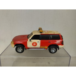 NISSAN PATROL GR BOMBEROS BCN 1:43 ALTAYA IXO DESGUACE/NO BOX SUCIO/REPINTADO