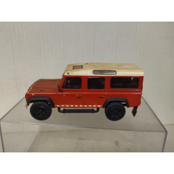 LAND ROVER DEFENDER BOMBEROS BCN 1:43 HONGWELL DESGUACE/NO BOX SUCIO/REPINTADO