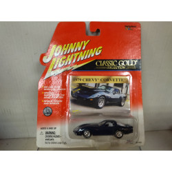 CHEVROLET CORVETTE C3 1979 DARK CLASSIC GOLD 1:64 JOHNNY LIGHTNING
