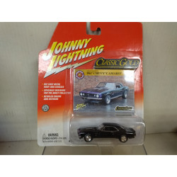 CHEVROLET CAMARO 1967 BLACK CLASSIC GOLD 1:64 JOHNNY LIGHTNING