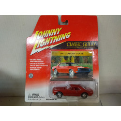 CHEVROLET CAMARO 1967 COUPE RED CLASSIC GOLD 1:64 JOHNNY LIGHTNING