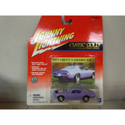CHEVROLET CAMARO 1973 Z28 PURPLE CLASSIC GOLD 1:64 JOHNNY LIGHTNING