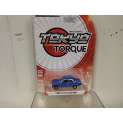 DATSUN 510 1968 BLUE TOKYO TORQUE 1:64 GREENLIGHT