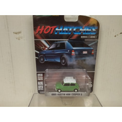 AUSTIN MINI COOPER S 1965 GREEN HOT HATCHES 1:64 GREENLIGHT