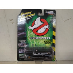 CADILLAC 1959 BLACK ECTO 1A GHOSTBUSTERS 1:64 JOHNNY LIGHTNING