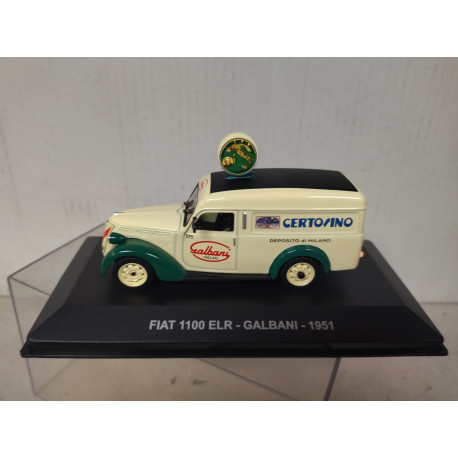 FIAT 1100 ELR 1951 GALBANI 1:43 EAGLEMOSS IXO