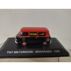 FIAT 600 FURGONE 1958 MOKARABIA 1:43 EAGLEMOSS IXO