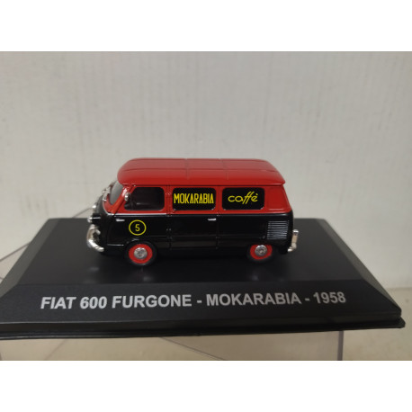 FIAT 600 FURGONE 1958 MOKARABIA 1:43 EAGLEMOSS IXO