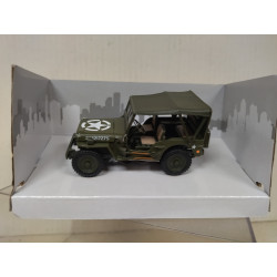 JEEP WILLYS MB 1/4 TON US ARMY WW 2 1:43 CARARAMA