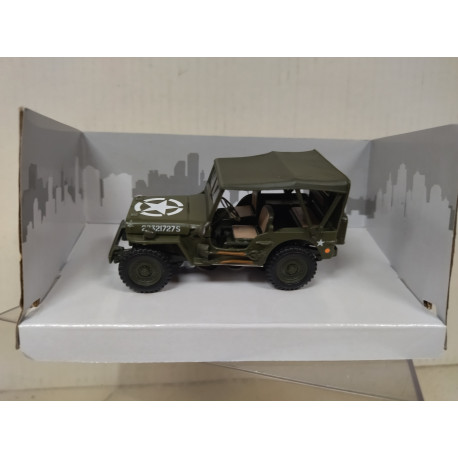 JEEP WILLYS MB 1/4 TON US ARMY WW 2 1:43 CARARAMA