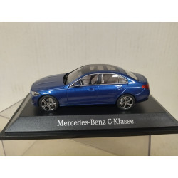 MERCEDES-BENZ W206 C-CLASS 2021 SPECTRAL BLUE 1:43 DEALER HERPA